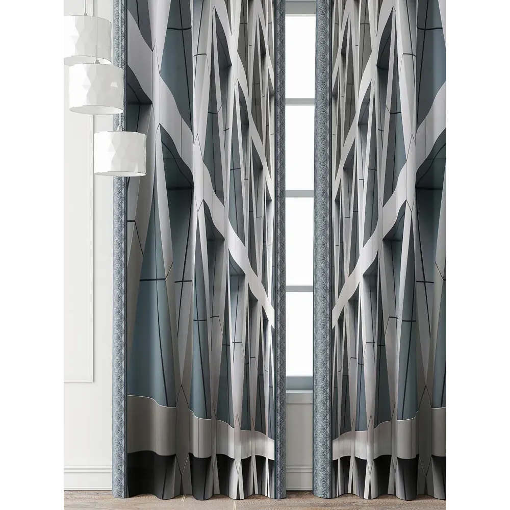 Фото 3 Комплект штор Comfy way Фриости - 67 - 260 см CW711067260-260 на шторной ленте 260x150 см цвет серый Фото 3 Комплект штор Comfy way Фриости - 67 - 260 см CW711067260-260 на шторной ленте 260x150 см цвет серый