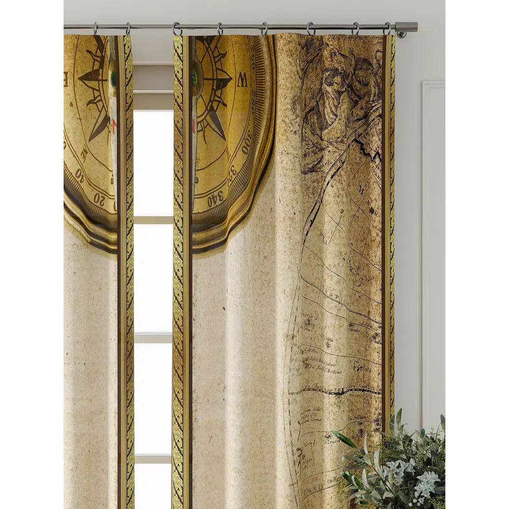 Фото 4 Комплект штор Comfy way Фриости - 18 - 240 см CW711018240-240 на шторной ленте 240x150 см цвет бежевый Фото 4 Комплект штор Comfy way Фриости - 18 - 240 см CW711018240-240 на шторной ленте 240x150 см цвет бежевый