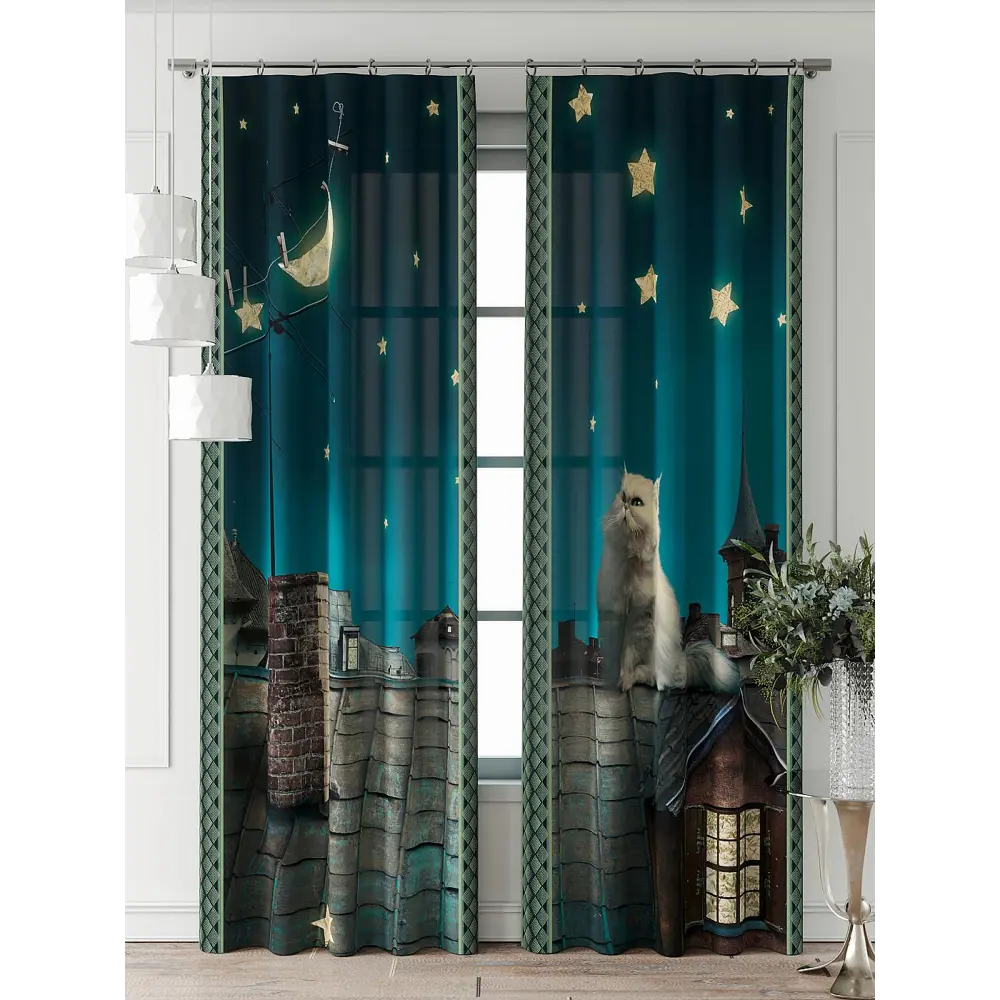 Фото 7 Комплект штор Comfy way Фриости - 79 - 240 см CW711079240-240 на шторной ленте 240x150 см цвет бежевый Фото 7 Комплект штор Comfy way Фриости - 79 - 240 см CW711079240-240 на шторной ленте 240x150 см цвет бежевый