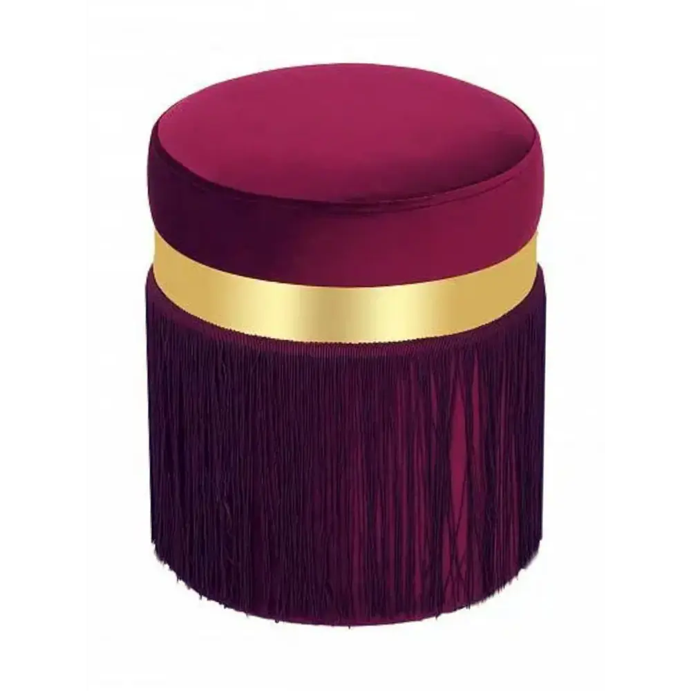 Фото 2 Пуф велюр Огого обстановочка! винный 44 x 50 см Фото 2 Пуф велюр Огого обстановочка! винный 44 x 50 см