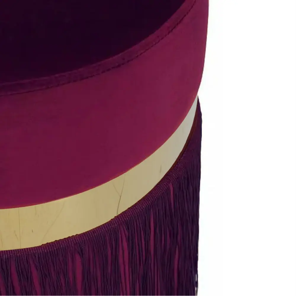 Фото 6 Пуф велюр Огого обстановочка! винный 44 x 50 см Фото 6 Пуф велюр Огого обстановочка! винный 44 x 50 см