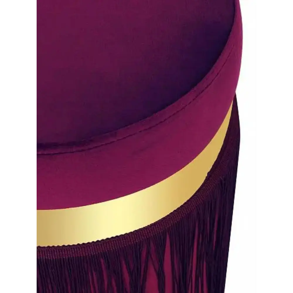 Фото 3 Пуф велюр Огого обстановочка! винный 44 x 50 см Фото 3 Пуф велюр Огого обстановочка! винный 44 x 50 см