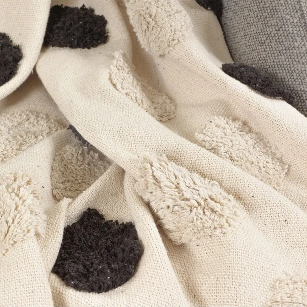 Фото 3 Плед Огого обстановочка! Comfy Плед Waiting RK-257_150 150x125 см трикотаж цвет бежево-черный Фото 3 Плед Огого обстановочка! Comfy Плед Waiting RK-257_150 150x125 см трикотаж цвет бежево-черный