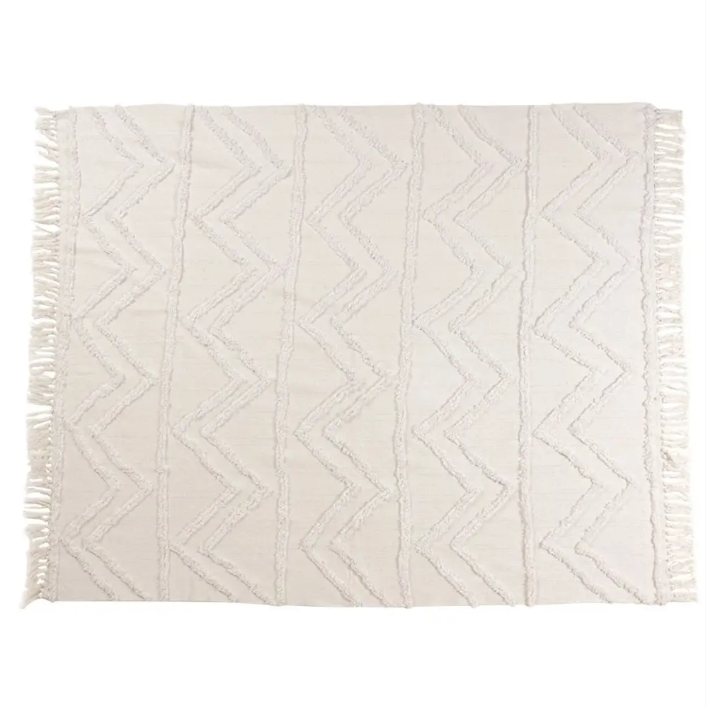 Фото 9 Плед Огого обстановочка! Comfy Плед Tere TRC-TH-01_200 200x160 см трикотаж цвет белый