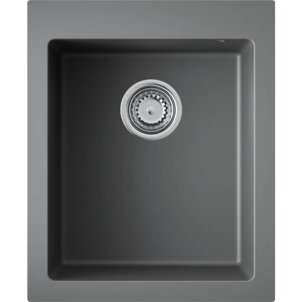 Фото 5 Кухонная мойка OMOIKIRI Bosen 41-PL 41x50см искусственный гранит/платина