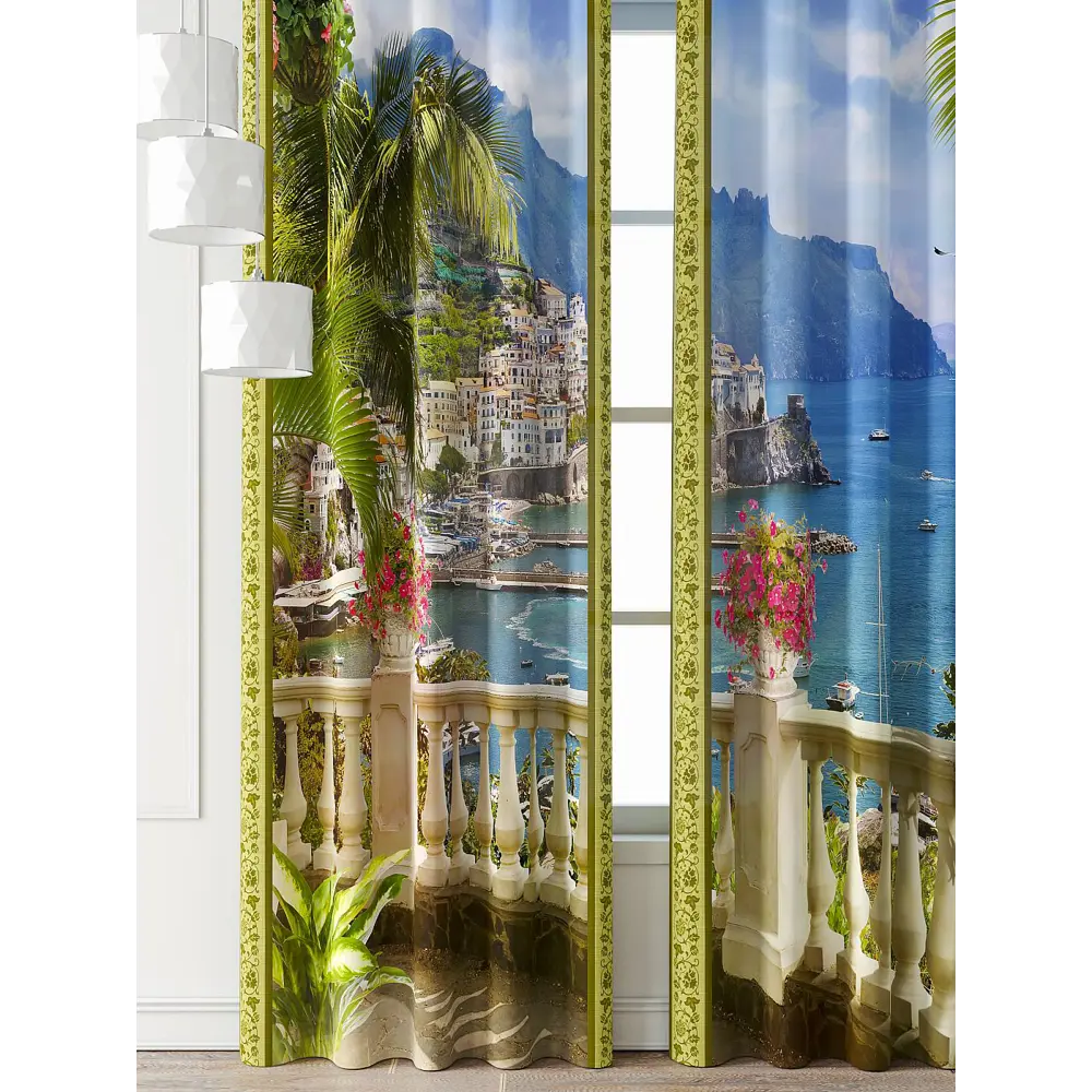 Фото 3 Комплект штор Comfy way Фриости - 52 - 240 см CW711052240-240 на шторной ленте 240x150 см цвет бежевый Фото 3 Комплект штор Comfy way Фриости - 52 - 240 см CW711052240-240 на шторной ленте 240x150 см цвет бежевый