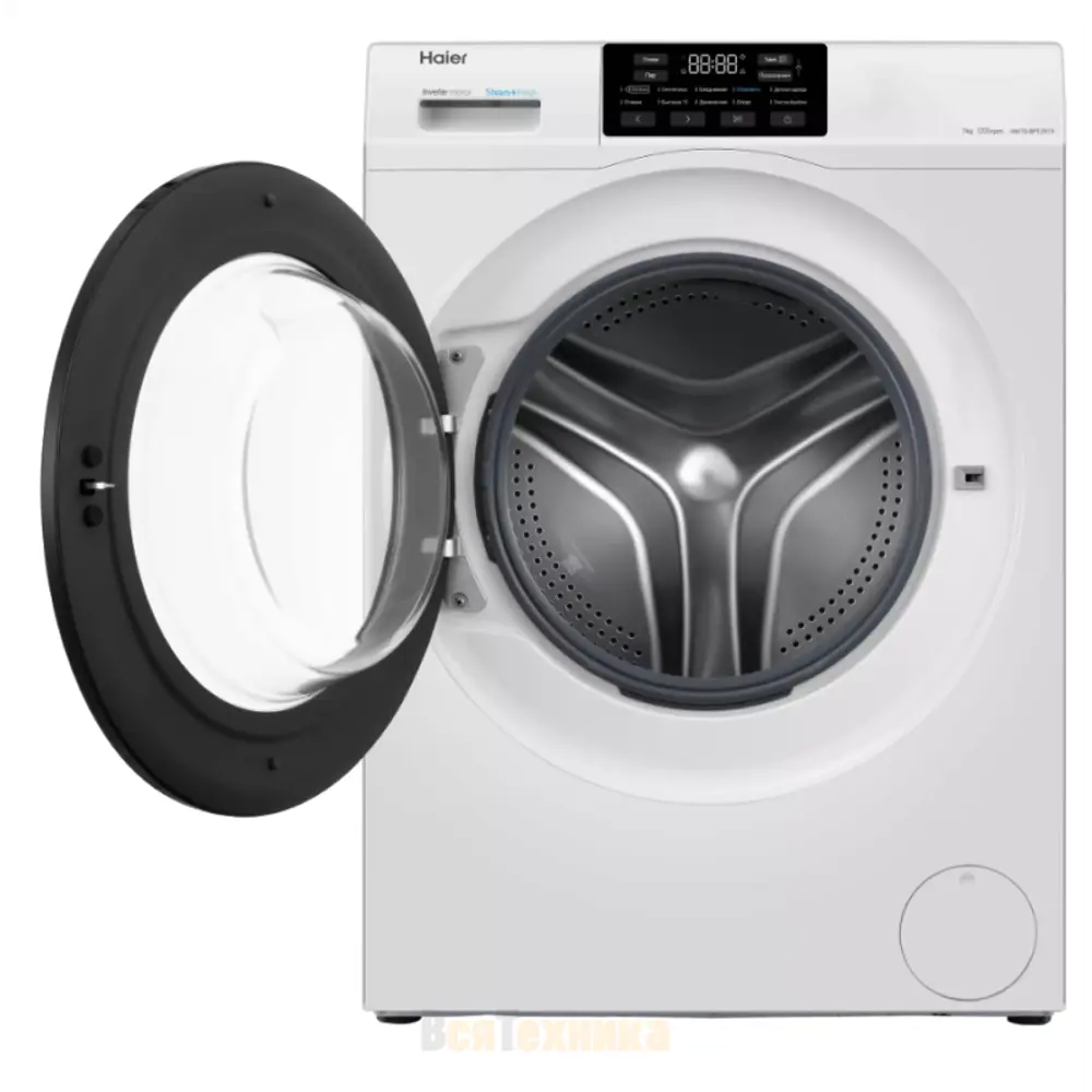 Фото 3 Стиральная машина Haier Hw70-bp12919 59.5x85x39.4 см 7 кг цвет белый Фото 3 Стиральная машина Haier Hw70-bp12919 59.5x85x39.4 см 7 кг цвет белый