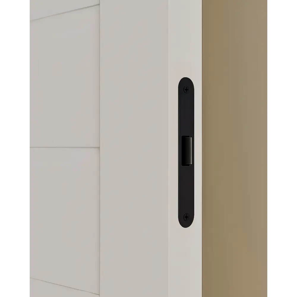 Фото 3 Дверь межкомнатная глухая Корса 60x200 см Hardflex цвет белый с замком и петлями Фото 3 Дверь межкомнатная глухая Корса 60x200 см Hardflex цвет белый с замком и петлями
