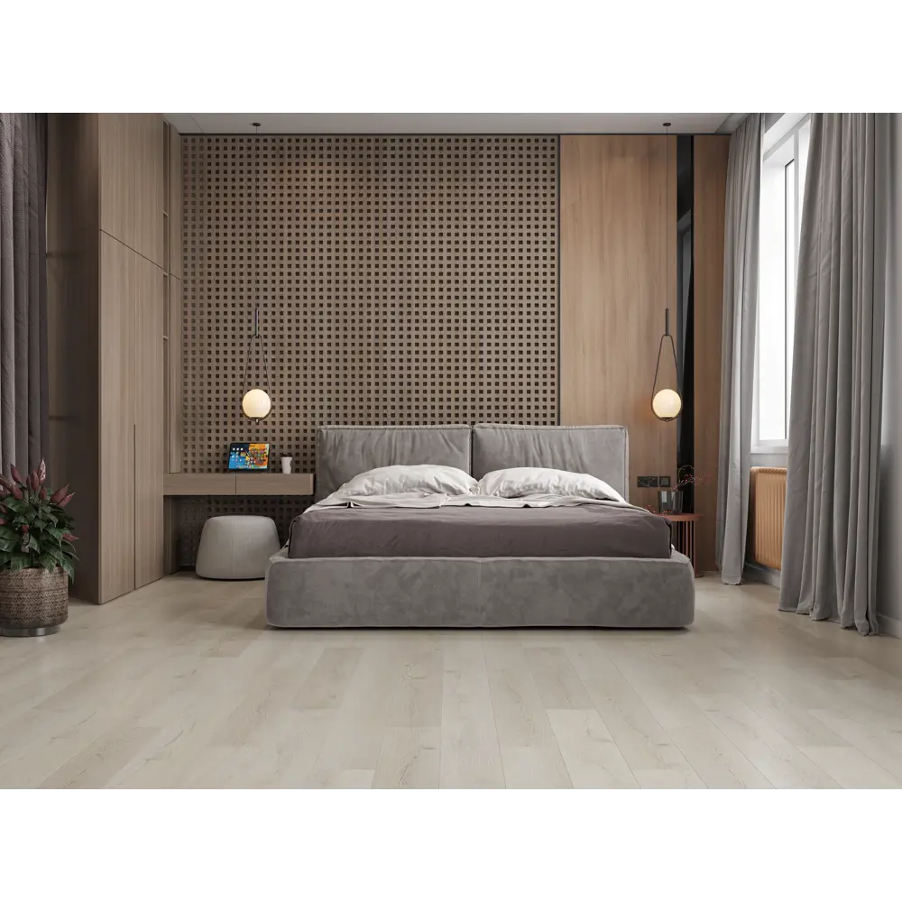 Фото 9 SPC плитка Дуб Блонде 34 класс L-фаска толщина с фаской 4 мм 1.525 м² Фото 9 SPC плитка Дуб Блонде 34 класс L-фаска толщина с фаской 4 мм 1.525 м²