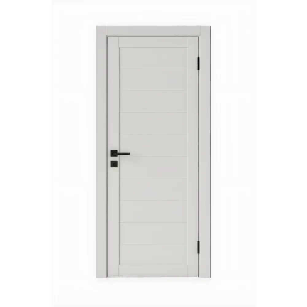 Фото Дверь межкомнатная глухая Корса 80x200 см Hardflex цвет белый с замком и петлями Фото Дверь межкомнатная глухая Корса 80x200 см Hardflex цвет белый с замком и петлями