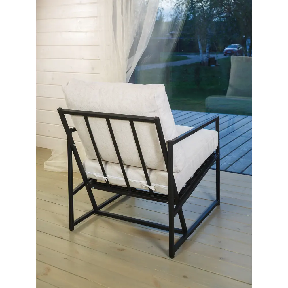 Фото 4 Набор садовой мебели Estente Mateo металл бежево-серый диван 2 кресла Фото 4 Набор садовой мебели Estente Mateo металл бежево-серый диван 2 кресла