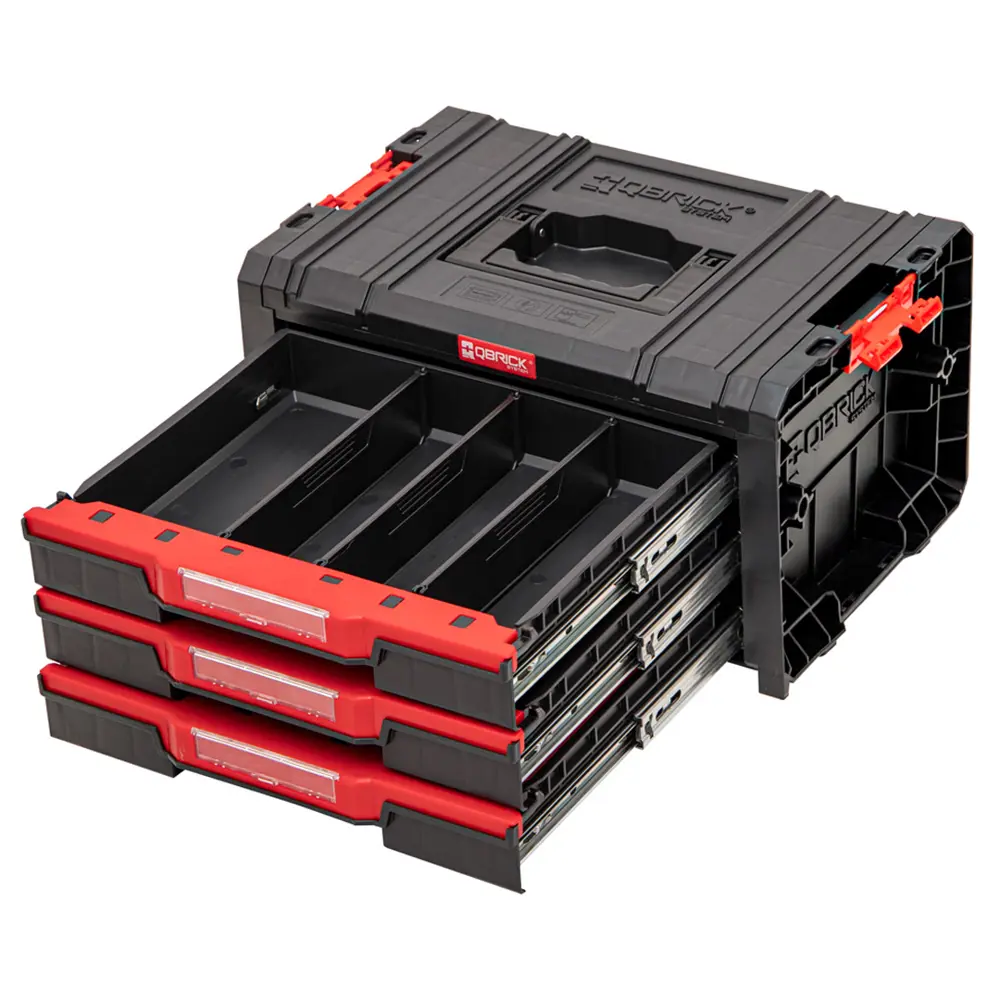 Фото 4 Ящик для инструментов Qbrick System QS PRO Drawer 3 Toolbox Basic 460x320x260 мм, пластик Фото 4 Ящик для инструментов Qbrick System QS PRO Drawer 3 Toolbox Basic 460x320x260 мм, пластик