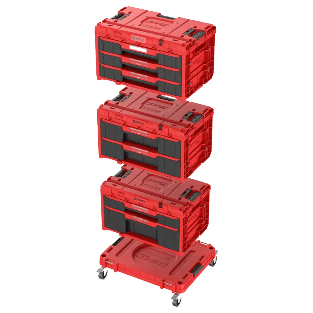 Фото 7 Ящик для инструментов Qbrick System QS ONE Drawer 3 Toolbox 2.0 Red Ultra HD Custom 587x380x340 мм, пластик Фото 7 Ящик для инструментов Qbrick System QS ONE Drawer 3 Toolbox 2.0 Red Ultra HD Custom 587x380x340 мм, пластик