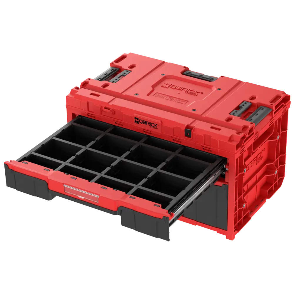 Фото 2 Ящик для инструментов Qbrick System QS One Drawer 2 Plus Toolbox 2.0 Red Ultra HD Custom 38x58.70x34 см, abs-пластик Фото 2 Ящик для инструментов Qbrick System QS One Drawer 2 Plus Toolbox 2.0 Red Ultra HD Custom 38x58.70x34 см, abs-пластик