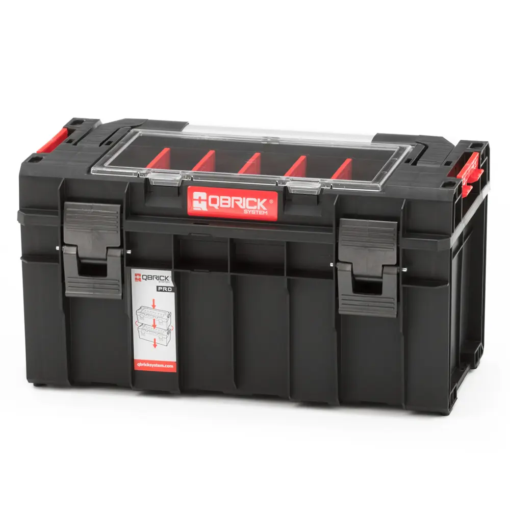 Фото 3 Ящик для инструментов Qbrick System QS Pro 500 Expert 26x45x24 см, abs-пластик Фото 3 Ящик для инструментов Qbrick System QS Pro 500 Expert 26x45x24 см, abs-пластик