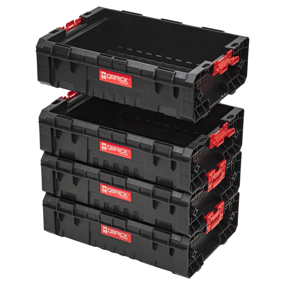Фото 4 Ящик для инструментов Qbrick System QS PRO Box 130 2.0 450x310x130 мм, пластик Фото 4 Ящик для инструментов Qbrick System QS PRO Box 130 2.0 450x310x130 мм, пластик
