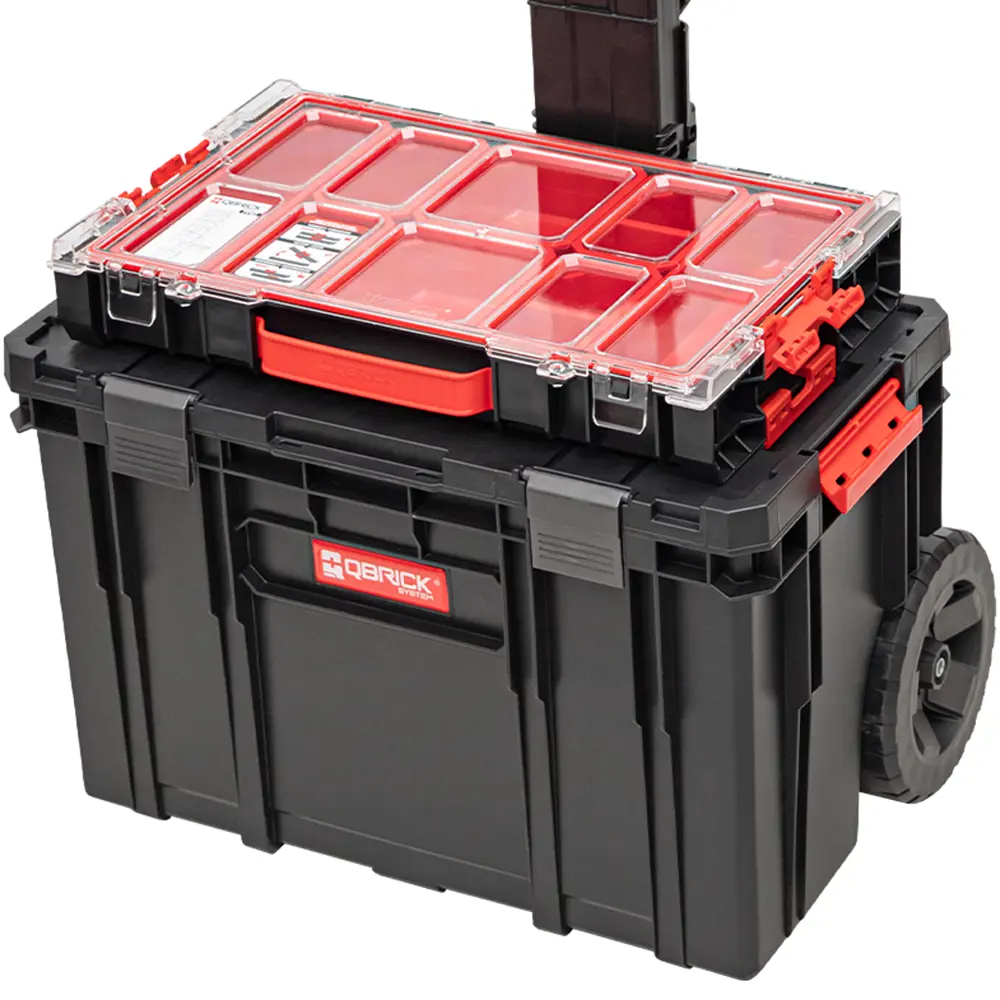 Фото 9 Ящик-тележка для инструментов на колесах Qbrick System QS TWO Cart Plus Vario 530x380x690 мм, пластик Фото 9 Ящик-тележка для инструментов на колесах Qbrick System QS TWO Cart Plus Vario 530x380x690 мм, пластик