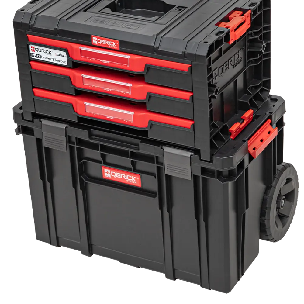 Фото 4 Ящик-тележка для инструментов на колесах Qbrick System QS TWO Cart Plus Vario 530x380x690 мм, пластик Фото 4 Ящик-тележка для инструментов на колесах Qbrick System QS TWO Cart Plus Vario 530x380x690 мм, пластик