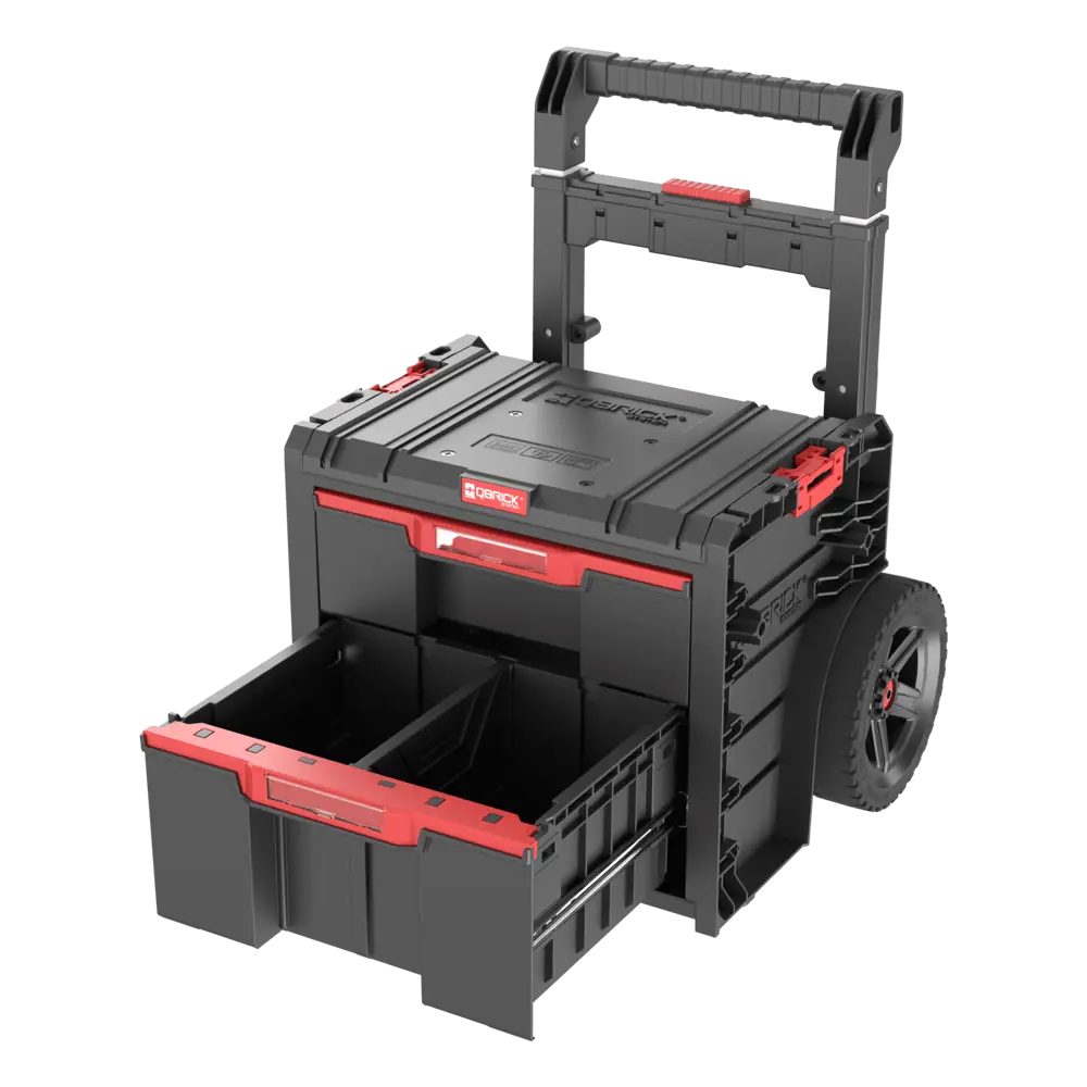 Фото 7 Ящик-тележка для инструментов на колесах Qbrick System QS Pro Cart 2.0 Plus Drawer 2 45x52x66 см, abs-пластик Фото 7 Ящик-тележка для инструментов на колесах Qbrick System QS Pro Cart 2.0 Plus Drawer 2 45x52x66 см, abs-пластик