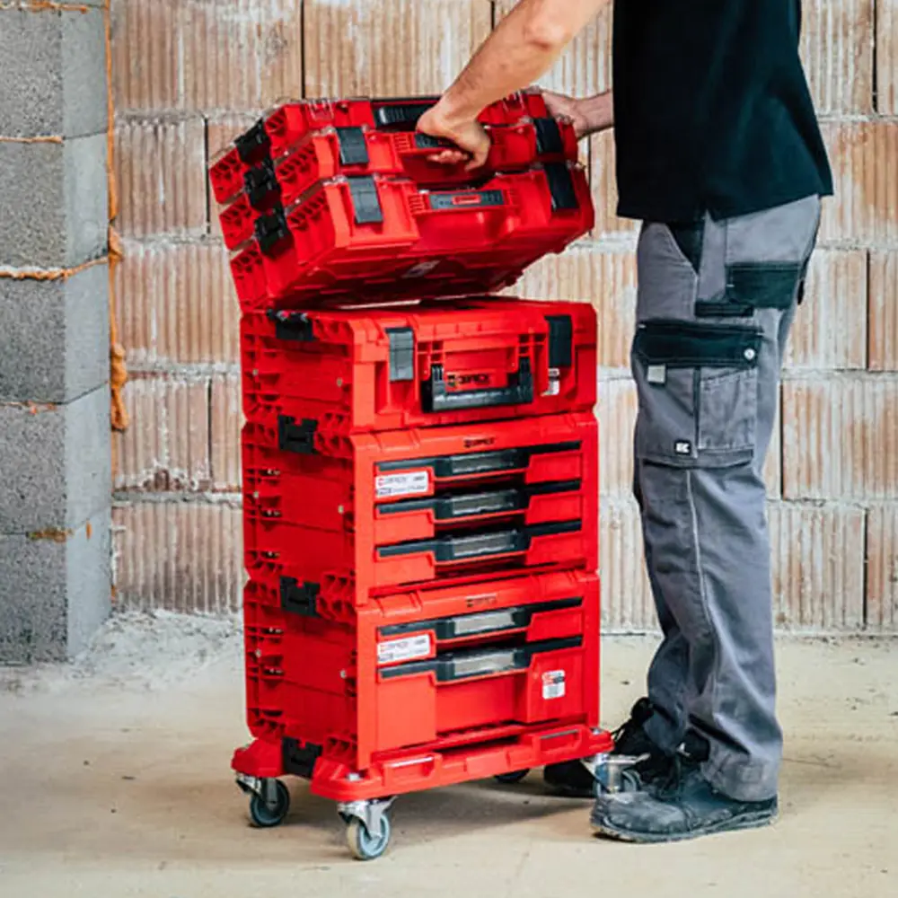 Фото 3 Тележка транспортная Qbrick System QS PRO Transport Platform Red Ultra HD 520x340x160 мм, пластик Фото 3 Тележка транспортная Qbrick System QS PRO Transport Platform Red Ultra HD 520x340x160 мм, пластик