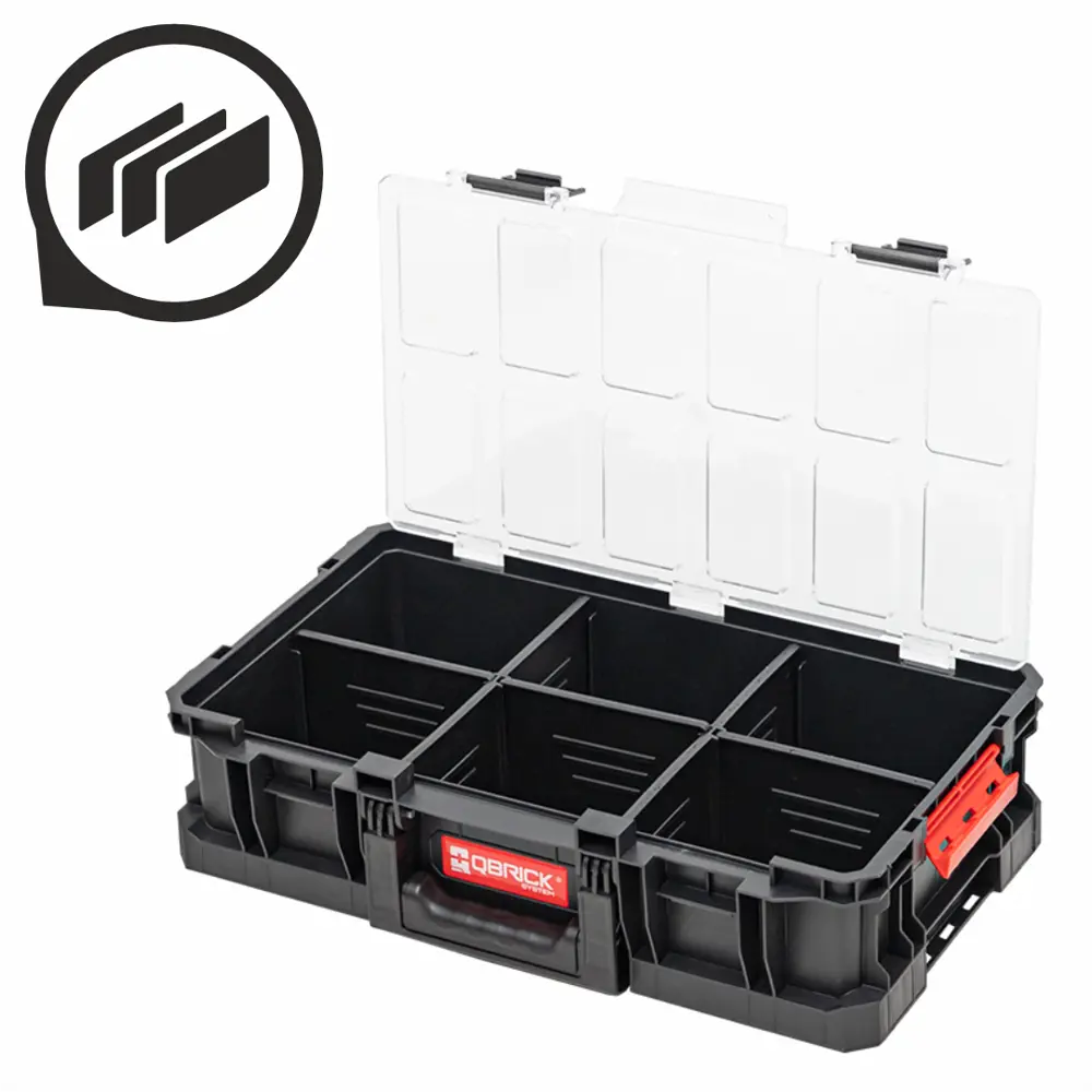 Фото 2 Органайзер модульный Qbrick System QS TWO Organizer Flex Plus 31x53x13 см, abs-пластик Фото 2 Органайзер модульный Qbrick System QS TWO Organizer Flex Plus 31x53x13 см, abs-пластик