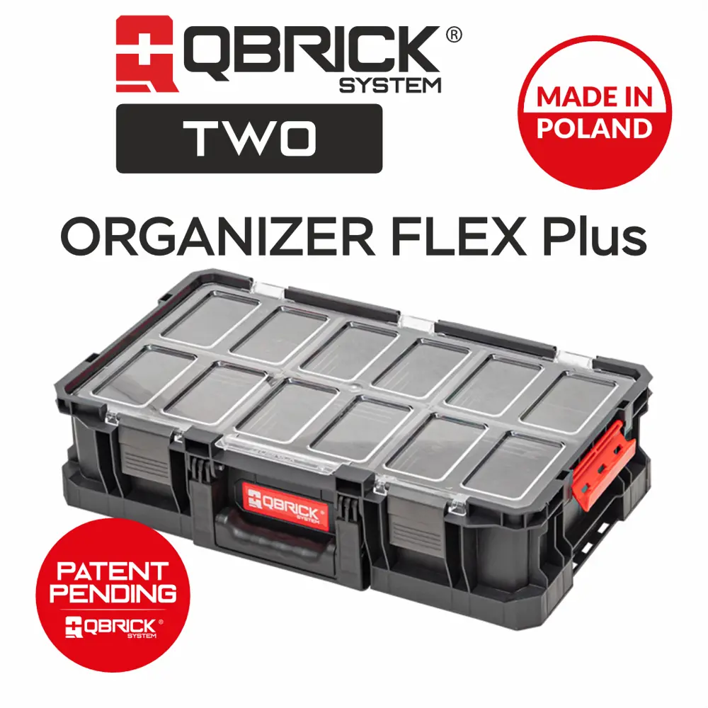 Фото 5 Органайзер модульный Qbrick System QS TWO Organizer Flex Plus 31x53x13 см, abs-пластик Фото 5 Органайзер модульный Qbrick System QS TWO Organizer Flex Plus 31x53x13 см, abs-пластик