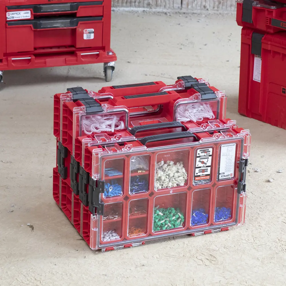 Фото 8 Ящик для инструментов Qbrick System QS Pro Organizer 100 Red Ultra HD 29.60x45x7.90 см, abs-пластик Фото 8 Ящик для инструментов Qbrick System QS Pro Organizer 100 Red Ultra HD 29.60x45x7.90 см, abs-пластик