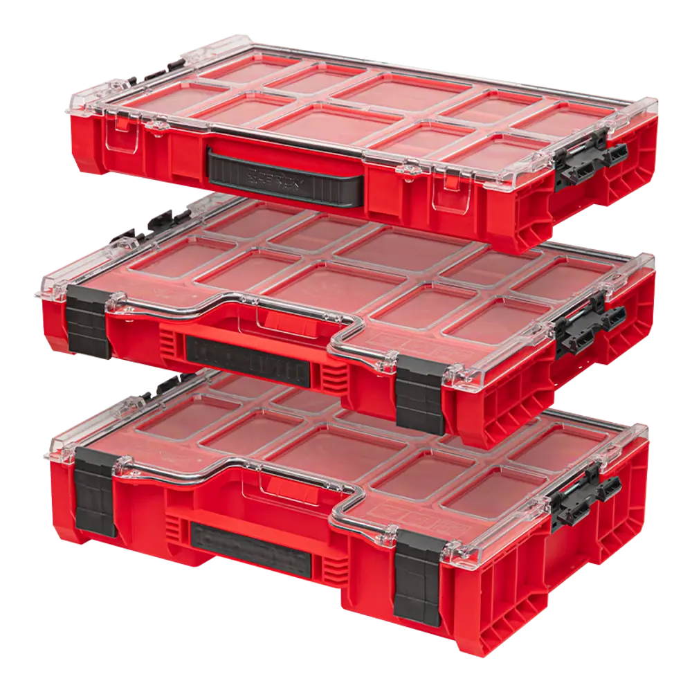 Фото 12 Ящик для инструментов Qbrick System QS Pro Organizer 100 Red Ultra HD 29.60x45x7.90 см, abs-пластик Фото 12 Ящик для инструментов Qbrick System QS Pro Organizer 100 Red Ultra HD 29.60x45x7.90 см, abs-пластик