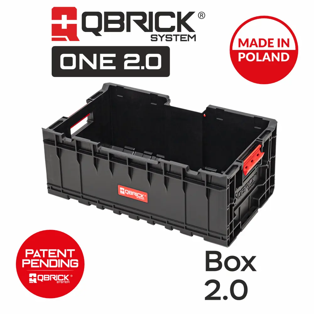 Фото 2 Ящик для инструментов Qbrick System QS One Box 2.0 35.90x57.60x23.70 см, abs-пластик