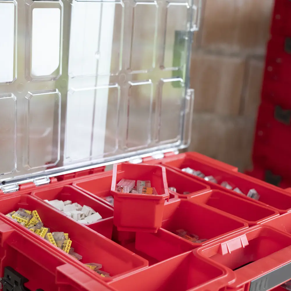 Фото 6 Ящик для инструментов Qbrick System QS Pro Organizer 200 Red Ultra HD 37x46x10.50 см, abs-пластик Фото 6 Ящик для инструментов Qbrick System QS Pro Organizer 200 Red Ultra HD 37x46x10.50 см, abs-пластик