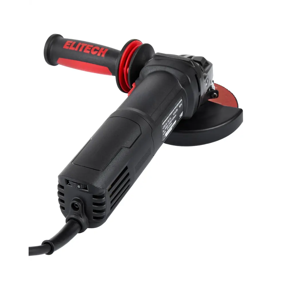 Фото 6 УШМ сетевая Elitech HD 1012E, 1010 Вт, 125 мм Фото 6 УШМ сетевая Elitech HD 1012E, 1010 Вт, 125 мм