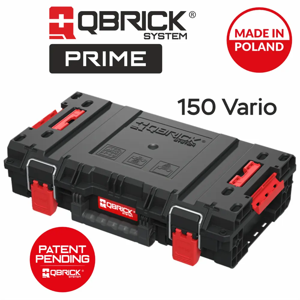Фото 6 Ящик для инструментов Qbrick System QS Prime Toolbox 150 Vario 34x57x16 см, abs-пластик Фото 6 Ящик для инструментов Qbrick System QS Prime Toolbox 150 Vario 34x57x16 см, abs-пластик
