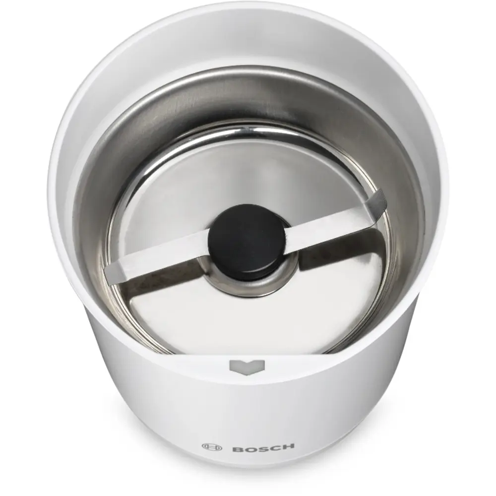 Фото 16 Электрическая кофемолка Bosch TSM6A011W система помола-ротационный нож 180 Вт цвет белый Фото 16 Электрическая кофемолка Bosch TSM6A011W система помола-ротационный нож 180 Вт цвет белый