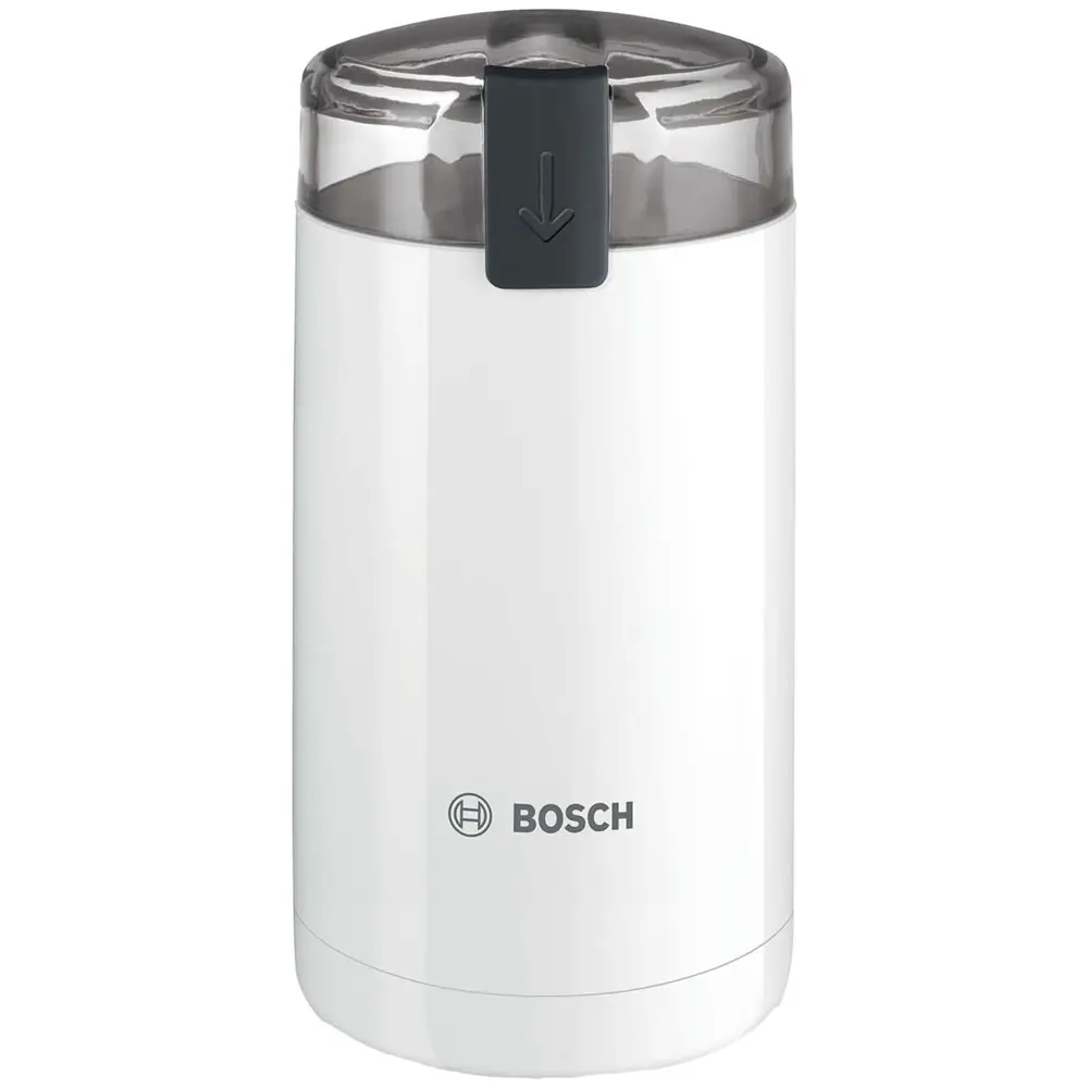 Фото Электрическая кофемолка Bosch TSM6A011W система помола-ротационный нож 180 Вт цвет белый Фото Электрическая кофемолка Bosch TSM6A011W система помола-ротационный нож 180 Вт цвет белый
