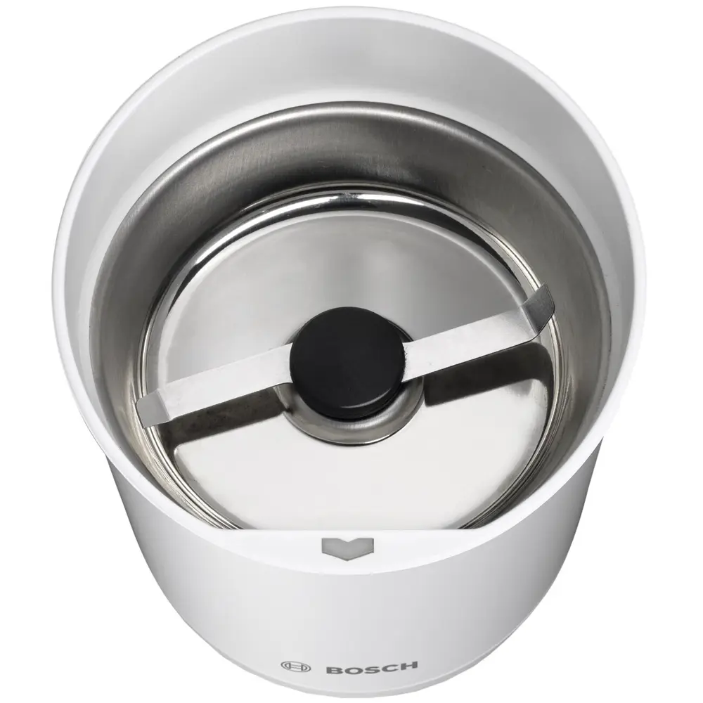 Фото 6 Электрическая кофемолка Bosch TSM6A011W система помола-ротационный нож 180 Вт цвет белый Фото 6 Электрическая кофемолка Bosch TSM6A011W система помола-ротационный нож 180 Вт цвет белый