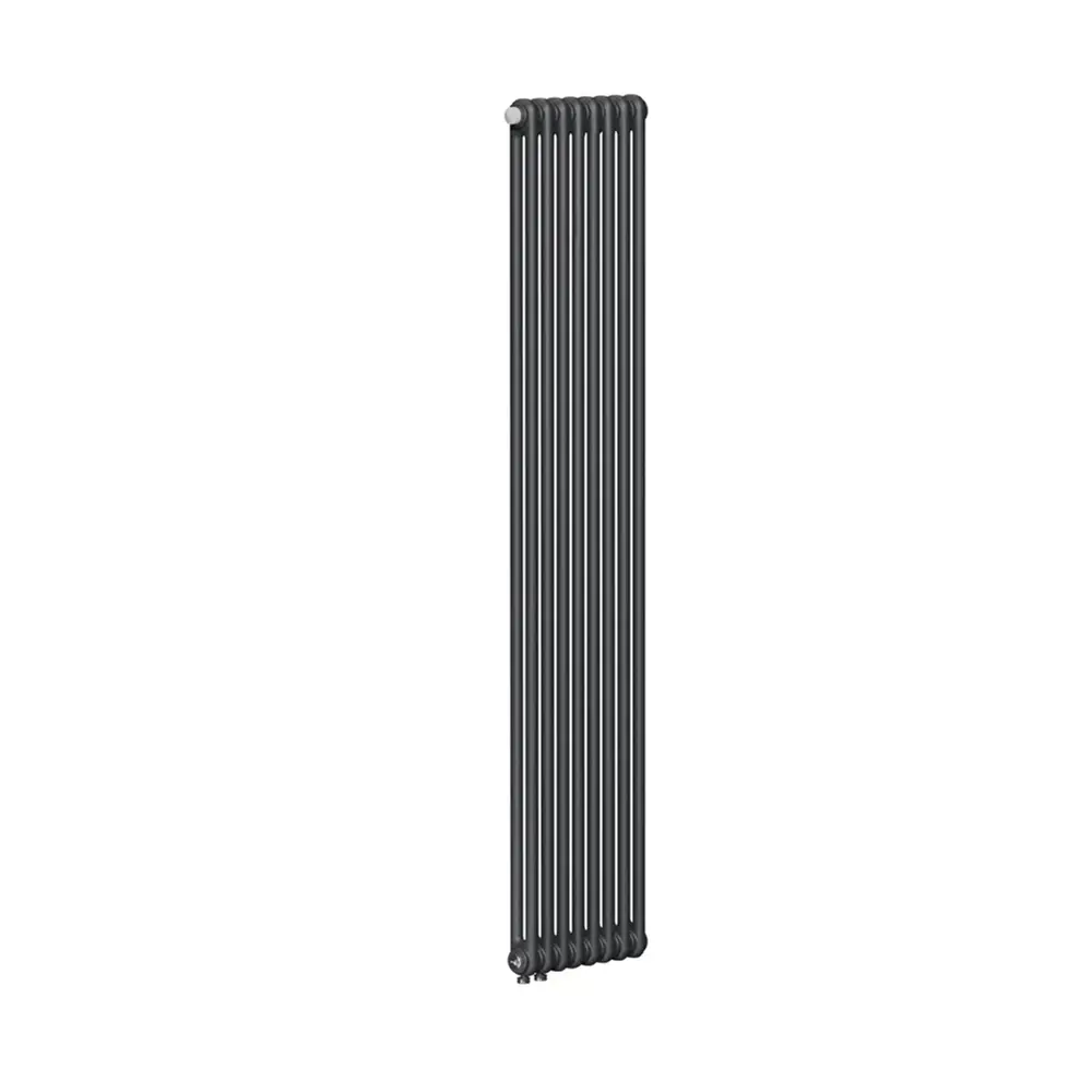 Фото Радиатор трубчатый Rifar TUB 2180-08-DV1-TI 1735x66 8 секций нижнее универсальное подключение сталь титан с кронштейном Фото Радиатор трубчатый Rifar TUB 2180-08-DV1-TI 1735x66 8 секций нижнее универсальное подключение сталь титан с кронштейном