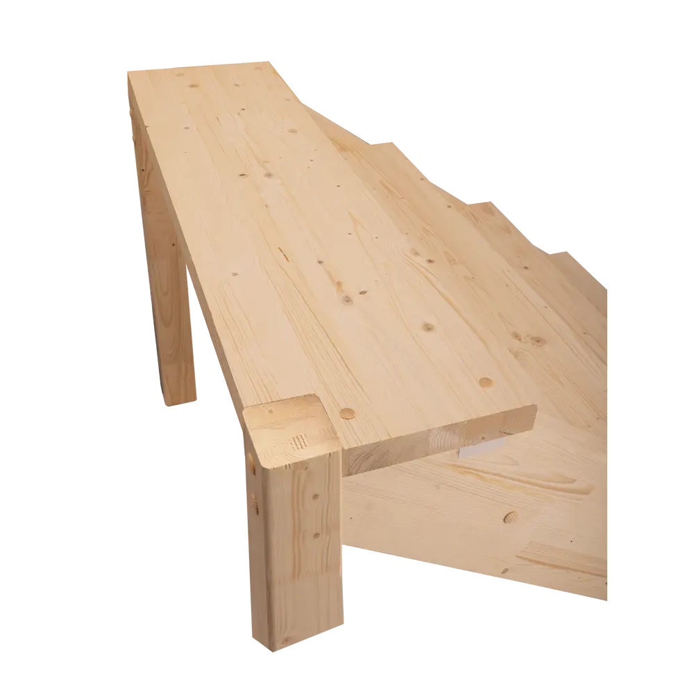 Фото 3 Крыльцо для дома Дом Дерева 900x1160x840мм сосна 4 ступени