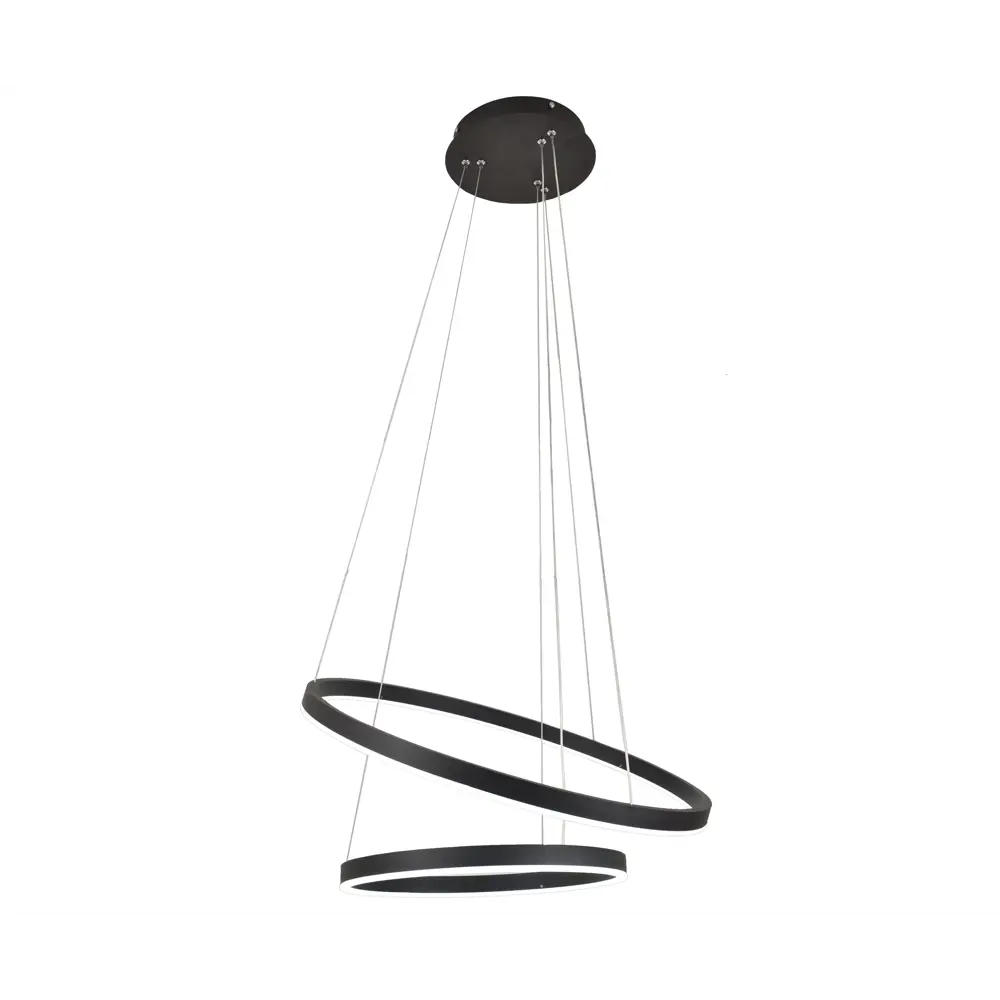 Фото Светильник подвесной светодиодный Kink light Тор 08219.19a 4000k-kinklight 30 м² нейтральный белый свет цвет черный Фото Светильник подвесной светодиодный Kink light Тор 08219.19a 4000k-kinklight 30 м² нейтральный белый свет цвет черный