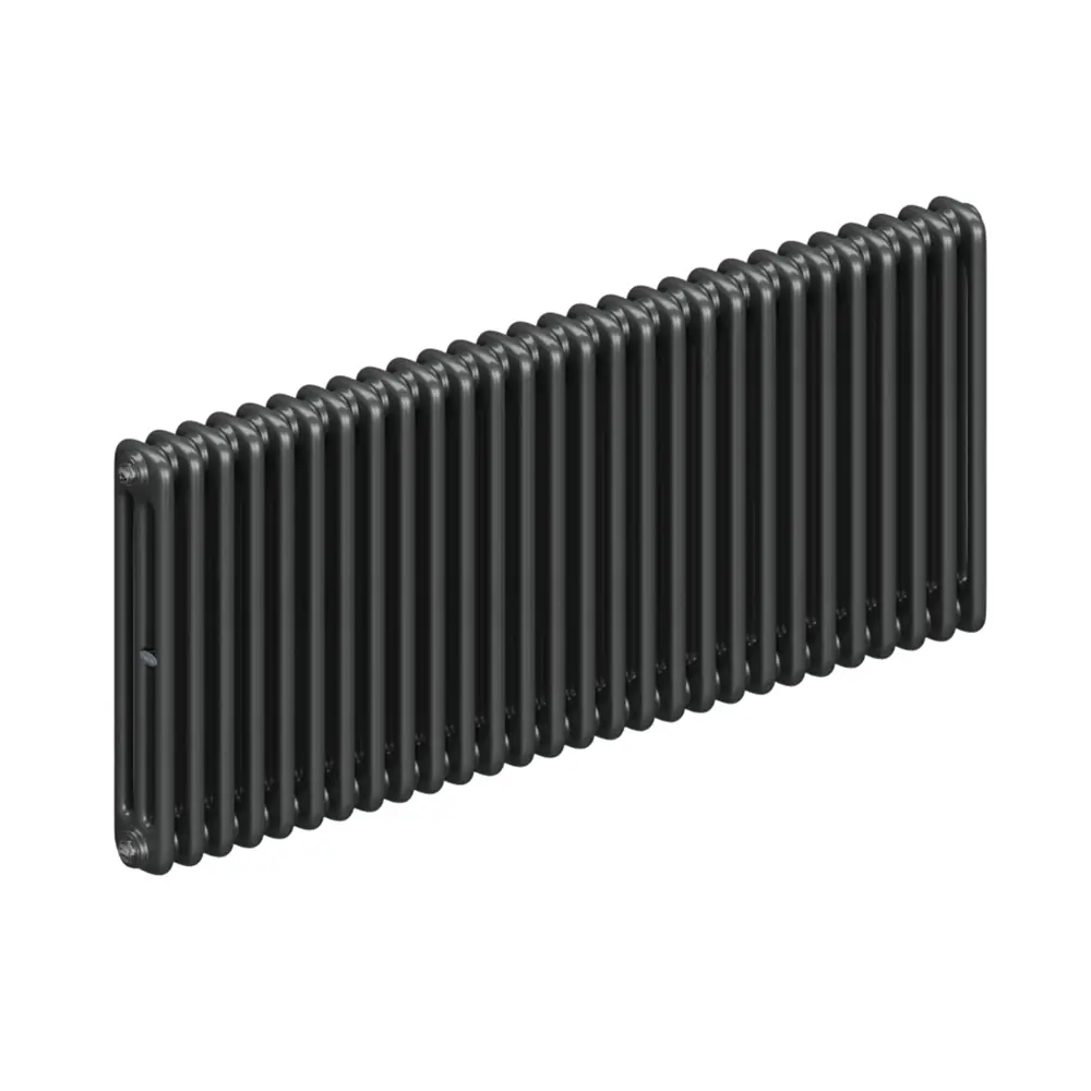Фото Радиатор трубчатый Rifar TUB 3057-28-TI 500x107 28 секций боковое подключение сталь титан с кронштейном Фото Радиатор трубчатый Rifar TUB 3057-28-TI 500x107 28 секций боковое подключение сталь титан с кронштейном