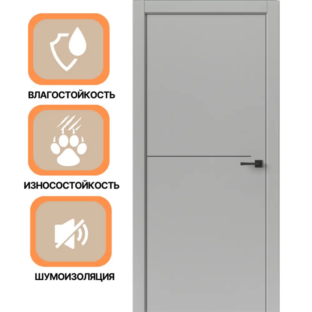 Фото 2 Дверь межкомнатная Uberture Tamburat 4302 глухая 80х200см полипропилен цвет лофт светлый без замка и петель в комплекте Фото 2 Дверь межкомнатная Uberture Tamburat 4302 глухая 80х200см полипропилен цвет лофт светлый без замка и петель в комплекте