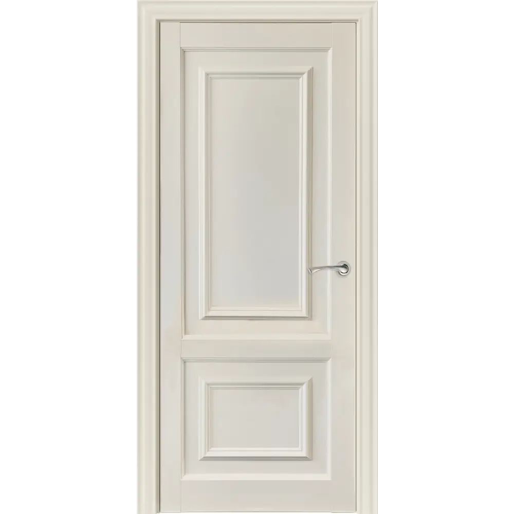 Фото Дверь межкомнатная Uberture Багетная Классика 50012 глухая 90х200см ПВХ цвет лофт бежевый без замка и петель в комплекте