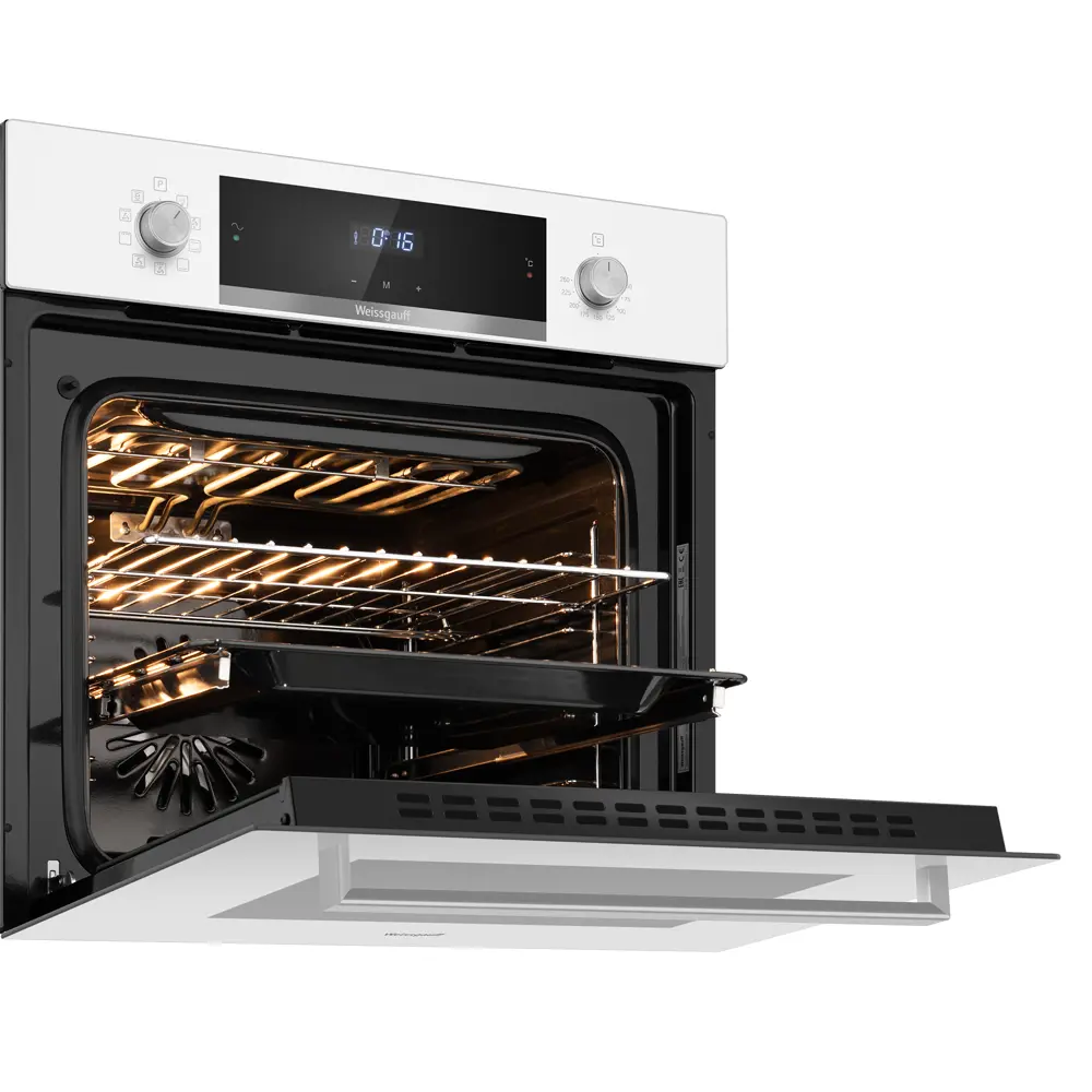 Фото 8 Электрический духовой шкаф Weissgauff Eov 691 pdw 60x59.5x52 см цвет белый Фото 8 Электрический духовой шкаф Weissgauff Eov 691 pdw 60x59.5x52 см цвет белый