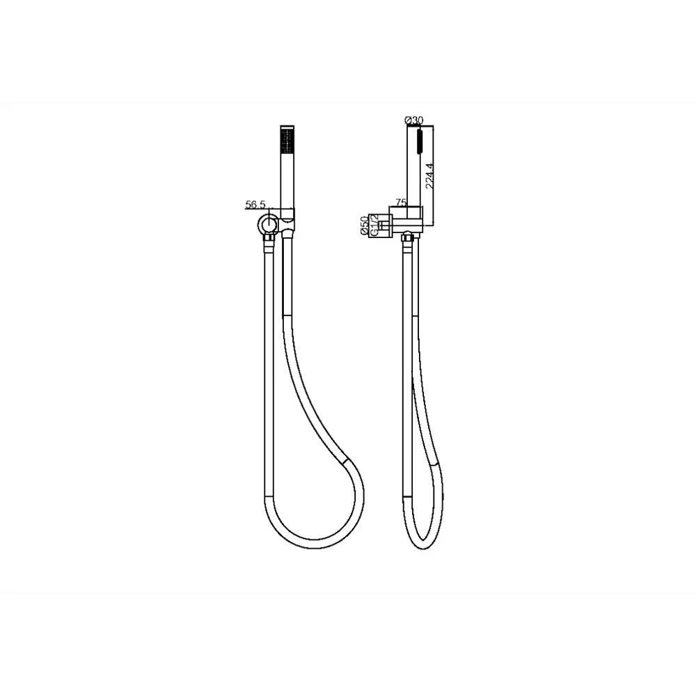 Фото 6 Душевой гарнитур Maxonor Pure Life PL6101 цвет хром Фото 6 Душевой гарнитур Maxonor Pure Life PL6101 цвет хром