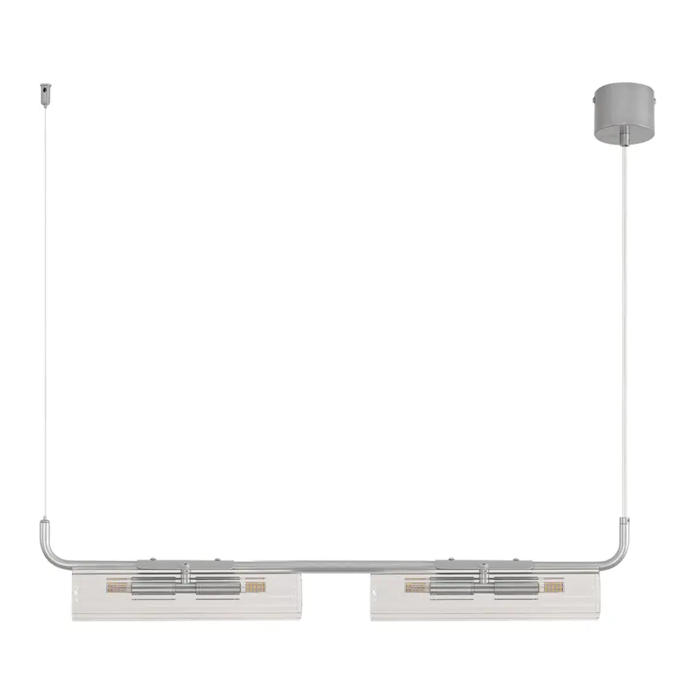 Фото Светильник подвесной Lumion Toronto 8258-4 4 лампы 4 м² цвет прозрачный/серебро