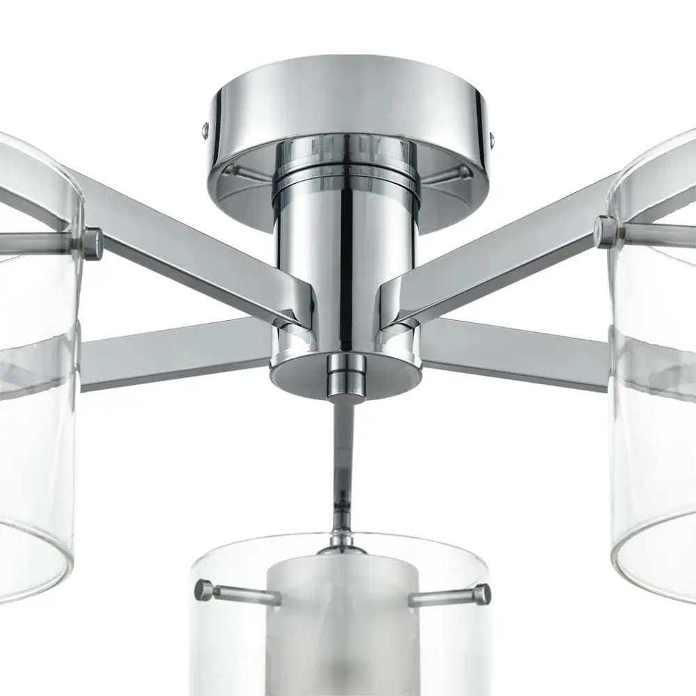 Фото 5 Люстра потолочная Lumion Verdi 8261-5c 5 ламп 10 м² цвет хром/прозрачный Фото 5 Люстра потолочная Lumion Verdi 8261-5c 5 ламп 10 м² цвет хром/прозрачный