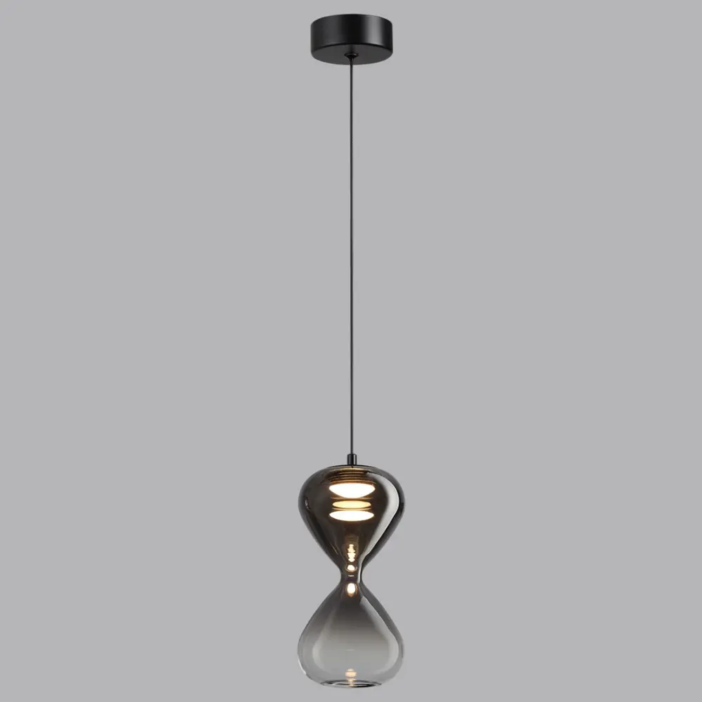 Фото 3 Светильник подвесной светодиодный Odeon light Glessi 5092-4la 1.5 м² нейтральный белый свет цвет серый/черный Фото 3 Светильник подвесной светодиодный Odeon light Glessi 5092-4la 1.5 м² нейтральный белый свет цвет серый/черный