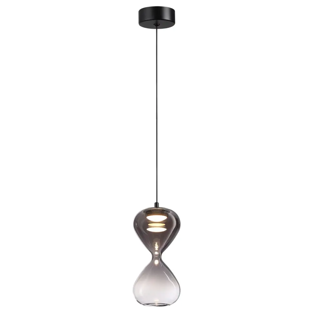 Фото 2 Светильник подвесной светодиодный Odeon light Glessi 5092-4la 1.5 м² нейтральный белый свет цвет серый/черный Фото 2 Светильник подвесной светодиодный Odeon light Glessi 5092-4la 1.5 м² нейтральный белый свет цвет серый/черный