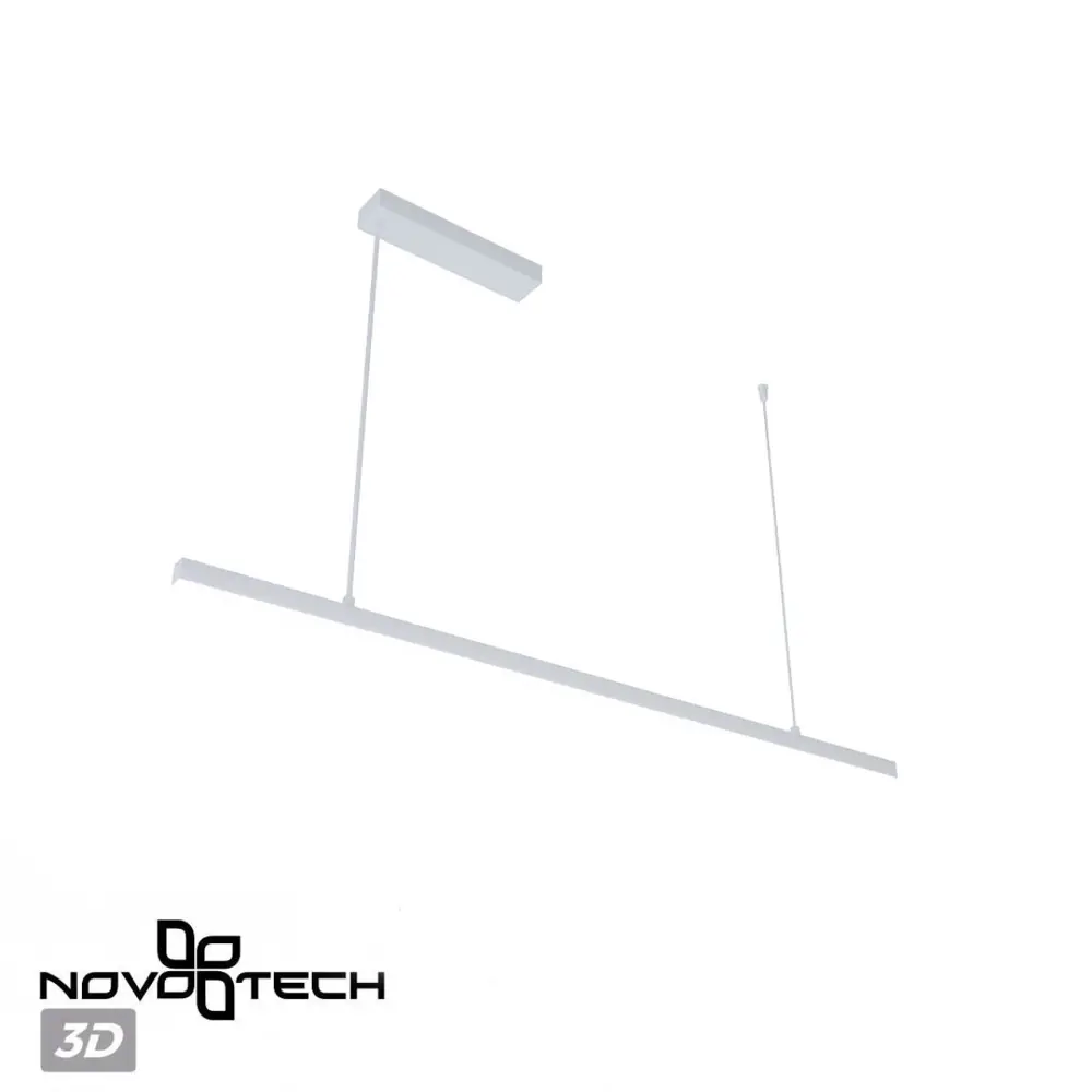 Фото 7 Светильник подвесной светодиодный Novotech Over с пультом управления 15 м² регулируемый белый свет цвет белый Фото 7 Светильник подвесной светодиодный Novotech Over с пультом управления 15 м² регулируемый белый свет цвет белый