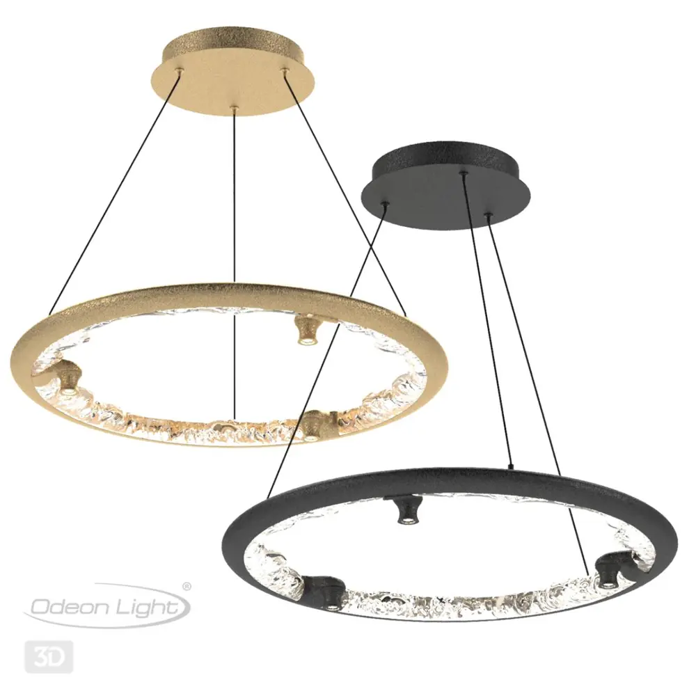 Фото 4 Светильник подвесной светодиодный Odeon 7002-44L light Cayon с пультом управления 21 м² регулируемый белый свет цвет золотой Фото 4 Светильник подвесной светодиодный Odeon 7002-44L light Cayon с пультом управления 21 м² регулируемый белый свет цвет золотой