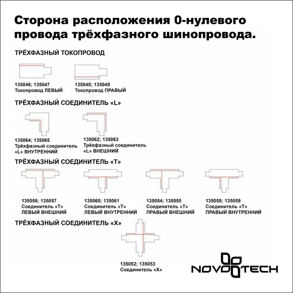 Фото 4 Соединитель Т-образный NOVOTECH 135054 правый внешний с токопроводом для трёхфазного шинопровода Фото 4 Соединитель Т-образный NOVOTECH 135054 правый внешний с токопроводом для трёхфазного шинопровода